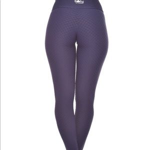 “Croco Skin” Leggings In Midnight Blue